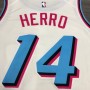 Men's Miami Heat Tyler Herro #14 White 19-20 Swingman Jersey - City Edition Men's Miami Heat Tyler Herro #14 White 19-20 Swingman Jersey - City Edition