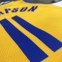 Men's Golden State Warriors Thompson #11 Jordan Gold 20/21 Swingman Jersey - Statement Edition Men's Golden State Warriors Thompson #11 Jordan Gold 20/21 Swingman Jersey - Statement Edition
