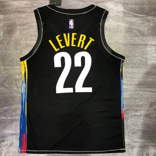Men's Brooklyn Nets Caris LeVert #22 Nike Black 2020/21 Swingman Player Jersey – City Edition Men's Brooklyn Nets Caris LeVert #22 Nike Black 2020/21 Swingman Player Jersey – City Edition