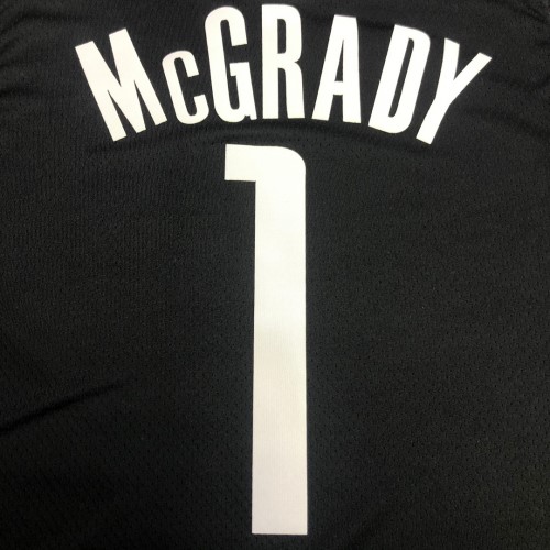 Men's Houston Rockets Tracy McGrady #1 Jordan Black 20/21 Swingman Jersey - Statement Edition Men's Houston Rockets Tracy McGrady #1 Jordan Black 20/21 Swingman Jersey - Statement Edition