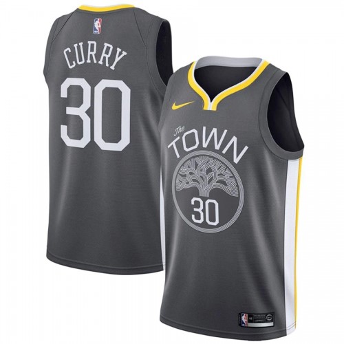 Men's Golden State Warriors Stephen Curry #30 Black Swingman Jersey - Statement Edition Men's Golden State Warriors Stephen Curry #30 Black Swingman Jersey - Statement Edition