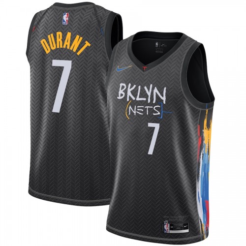 Men's Brooklyn Nets Kevin Durant #7 Nike Black 2020/21 Swingman Player Jersey – City Edition Men's Brooklyn Nets Kevin Durant #7 Nike Black 2020/21 Swingman Player Jersey – City Edition