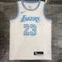 Men's Los Angeles Lakers LeBron James #23 Nike White 2020/21 Swingman Jersey - City Edition Men's Los Angeles Lakers LeBron James #23 Nike White 2020/21 Swingman Jersey - City Edition