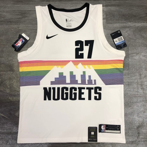 Men's Denver Nuggets Jamal Murray #27 Nike White Swingman Player Jersey – City Edition Men's Denver Nuggets Jamal Murray #27 Nike White Swingman Player Jersey – City Edition