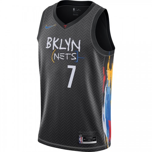 Men's Brooklyn Nets Kevin Durant #7 Nike Black 2020/21 Swingman Player Jersey – City Edition Men's Brooklyn Nets Kevin Durant #7 Nike Black 2020/21 Swingman Player Jersey – City Edition