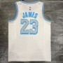 Men's Los Angeles Lakers LeBron James #23 Nike White 2020/21 Swingman Jersey - City Edition Men's Los Angeles Lakers LeBron James #23 Nike White 2020/21 Swingman Jersey - City Edition