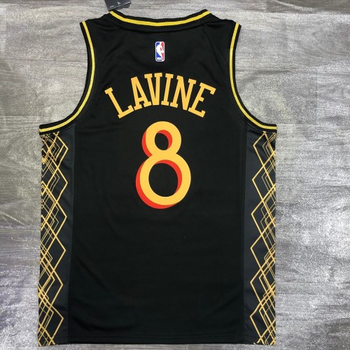 Men's Chicago Bulls Zach LaVine #8 Nike Black 2020/21 Swingman Jersey - City Edition Men's Chicago Bulls Zach LaVine #8 Nike Black 2020/21 Swingman Jersey - City Edition