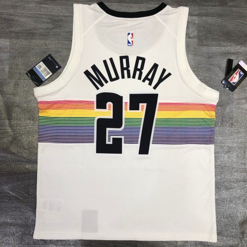 Men's Denver Nuggets Jamal Murray #27 Nike White Swingman Player Jersey – City Edition Men's Denver Nuggets Jamal Murray #27 Nike White Swingman Player Jersey – City Edition