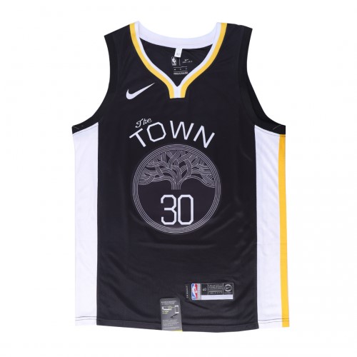 Men's Golden State Warriors Stephen Curry #30 Black Swingman Jersey - Statement Edition Men's Golden State Warriors Stephen Curry #30 Black Swingman Jersey - Statement Edition