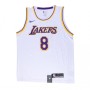Men's Los Angeles Lakers Kobe Bryant #8 White Swingman Jersey - Association Edition Men's Los Angeles Lakers Kobe Bryant #8 White Swingman Jersey - Association Edition