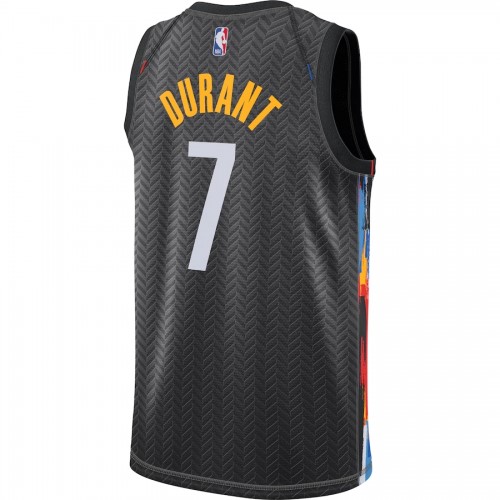 Men's Brooklyn Nets Kevin Durant #7 Nike Black 2020/21 Swingman Player Jersey – City Edition Men's Brooklyn Nets Kevin Durant #7 Nike Black 2020/21 Swingman Player Jersey – City Edition