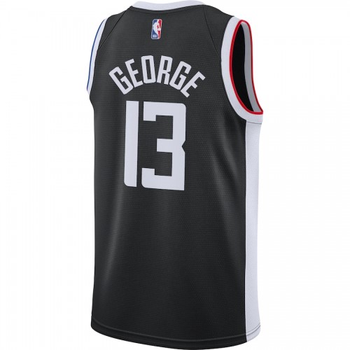Men's LA Clippers Paul George #13 Nike Black 2020/21 Swingman Player Jersey – City Edition Men's LA Clippers Paul George #13 Nike Black 2020/21 Swingman Player Jersey – City Edition