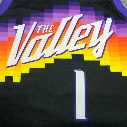 Men's Phoenix Suns Devin Booker #1 Nike Black 2021 Swingman Jersey - City Edition Men's Phoenix Suns Devin Booker #1 Nike Black 2021 Swingman Jersey - City Edition