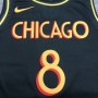 Men's Chicago Bulls Zach LaVine #8 Nike Black 2020/21 Swingman Jersey - City Edition Men's Chicago Bulls Zach LaVine #8 Nike Black 2020/21 Swingman Jersey - City Edition