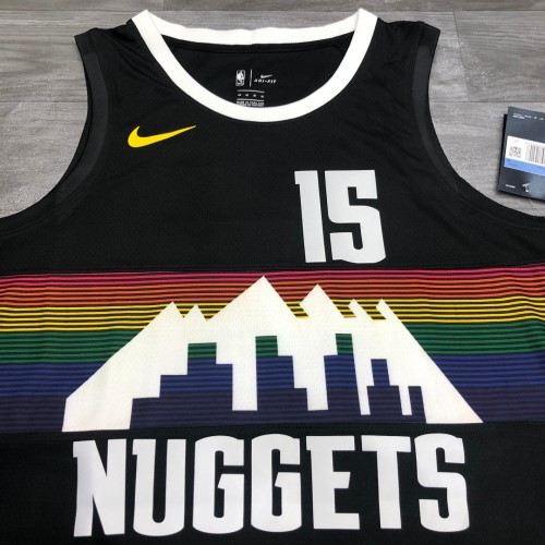Men's Denver Nuggets Nikola Jokic #15 Nike Black Swingman Player Jersey – City Edition Men's Denver Nuggets Nikola Jokic #15 Nike Black Swingman Player Jersey – City Edition