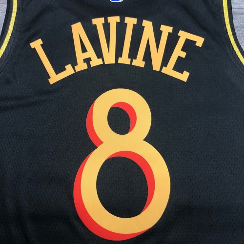 Men's Chicago Bulls Zach LaVine #8 Nike Black 2020/21 Swingman Jersey - City Edition Men's Chicago Bulls Zach LaVine #8 Nike Black 2020/21 Swingman Jersey - City Edition