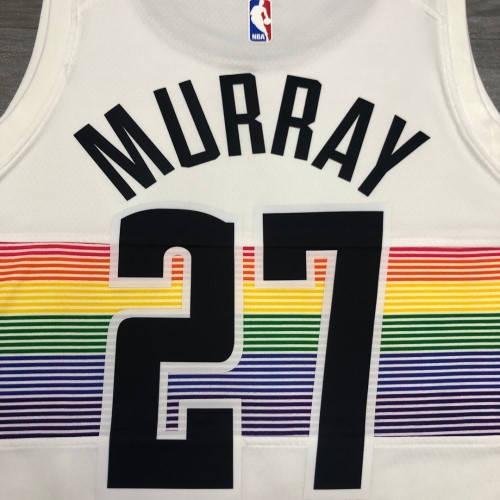 Men's Denver Nuggets Jamal Murray #27 Nike White Swingman Player Jersey – City Edition Men's Denver Nuggets Jamal Murray #27 Nike White Swingman Player Jersey – City Edition