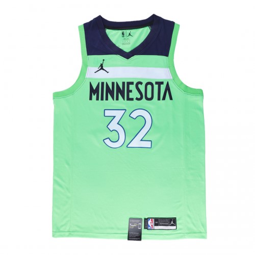 Men's Minnesota Timberwolves Karl-Anthony Towns #32 Jordan Green 20/21 Swingman Jersey Men's Minnesota Timberwolves Karl-Anthony Towns #32 Jordan Green 20/21 Swingman Jersey