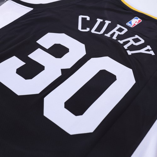 Men's Golden State Warriors Stephen Curry #30 Black Swingman Jersey - Statement Edition Men's Golden State Warriors Stephen Curry #30 Black Swingman Jersey - Statement Edition