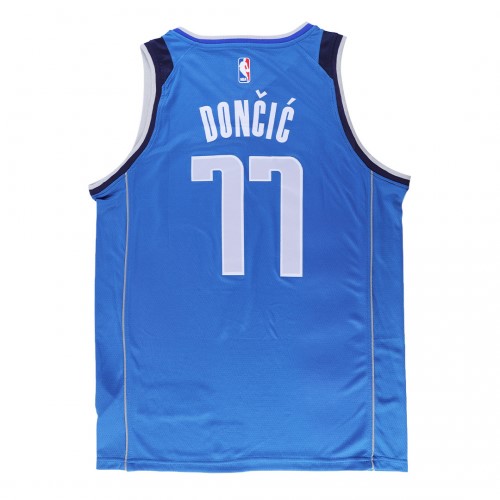 Men's Dallas Mavericks Luka Doncic #77 Nike Royal 2020/21 Swingman Jersey - Icon Edition Men's Dallas Mavericks Luka Doncic #77 Nike Royal 2020/21 Swingman Jersey - Icon Edition