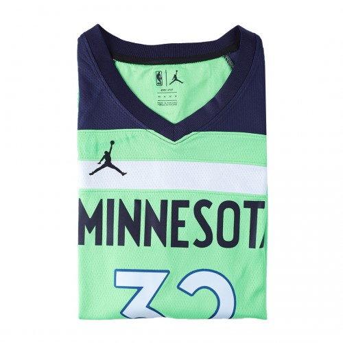 Men's Minnesota Timberwolves Karl-Anthony Towns #32 Jordan Green 20/21 Swingman Jersey Men's Minnesota Timberwolves Karl-Anthony Towns #32 Jordan Green 20/21 Swingman Jersey