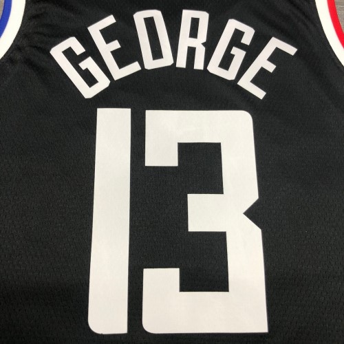 Men's LA Clippers Paul George #13 Nike Black 2020/21 Swingman Player Jersey – City Edition Men's LA Clippers Paul George #13 Nike Black 2020/21 Swingman Player Jersey – City Edition
