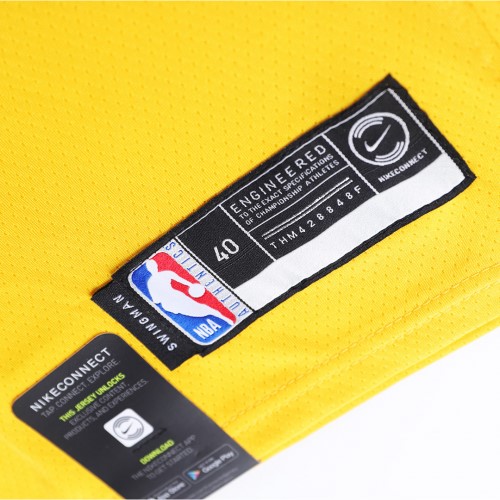 Men's Golden State Warriors Curry #30 Yellow Classics Finished Swingman Jersey -City Classic Edition Men's Golden State Warriors Curry #30 Yellow Classics Finished Swingman Jersey -City Classic Edition