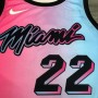 Men's Miami Heat Jimmy Butler #22 Blue&Pink 20/21 Swingman Jersey - City Edition Men's Miami Heat Jimmy Butler #22 Blue&Pink 20/21 Swingman Jersey - City Edition