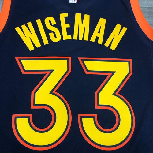 Men's Golden State Warriors James Wiseman #33 Nike Navy 2020/21 Swingman Jersey - City Edition Men's Golden State Warriors James Wiseman #33 Nike Navy 2020/21 Swingman Jersey - City Edition