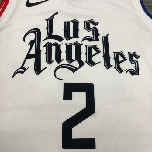 Men's LA Clippers Kawhi Leonard #2 Nike White 2020/21 Swingman Player Jersey – City Edition Men's LA Clippers Kawhi Leonard #2 Nike White 2020/21 Swingman Player Jersey – City Edition