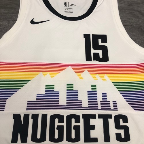 Men's Denver Nuggets Nikola Jokic #15 Nike White Swingman Player Jersey – City Edition Men's Denver Nuggets Nikola Jokic #15 Nike White Swingman Player Jersey – City Edition