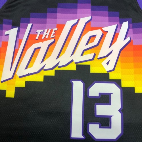 Men's Phoenix Suns Steve Nash #13 Nike Black 2021 Swingman Jersey - City Edition Men's Phoenix Suns Steve Nash #13 Nike Black 2021 Swingman Jersey - City Edition