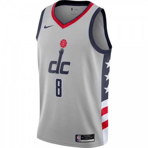 Men's Washington Wizards Rui Hachimura #8 Nike Gray 2020/21 Swingman Player Jersey – City Edition Men's Washington Wizards Rui Hachimura #8 Nike Gray 2020/21 Swingman Player Jersey – City Edition