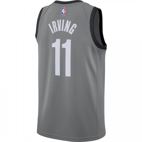 Men's Brooklyn Nets Kyrie Irving #11 Jordan Gray 2020/21 Swingman Jersey - Statement Edition Men's Brooklyn Nets Kyrie Irving #11 Jordan Gray 2020/21 Swingman Jersey - Statement Edition