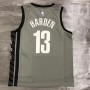 Men's Brooklyn Nets James Harden #13 Jordan Gray 2020/21 Swingman Jersey - Statement Edition Men's Brooklyn Nets James Harden #13 Jordan Gray 2020/21 Swingman Jersey - Statement Edition