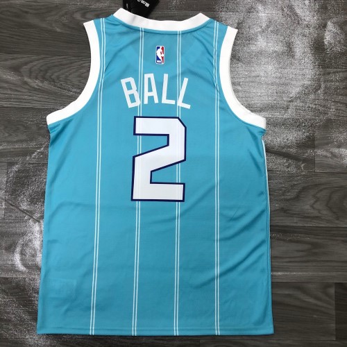Men's Charlotte Hornets Lamelo Ball #2 Jordan Green 20/21 Swingman Jersey-Association Edition Men's Charlotte Hornets Lamelo Ball #2 Jordan Green 20/21 Swingman Jersey-Association Edition