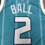 Men's Charlotte Hornets Lamelo Ball #2 Jordan Green 20/21 Swingman Jersey-Association Edition Men's Charlotte Hornets Lamelo Ball #2 Jordan Green 20/21 Swingman Jersey-Association Edition