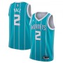 Men's Charlotte Hornets Lamelo Ball #2 Jordan Green 20/21 Swingman Jersey-Association Edition Men's Charlotte Hornets Lamelo Ball #2 Jordan Green 20/21 Swingman Jersey-Association Edition
