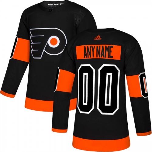 Men's Philadelphia Flyers adidas Black Alternate Authentic Custom Jersey Men's Philadelphia Flyers adidas Black Alternate Authentic Custom Jersey