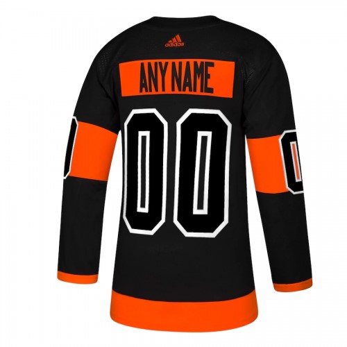 Men's Philadelphia Flyers adidas Black Alternate Authentic Custom Jersey Men's Philadelphia Flyers adidas Black Alternate Authentic Custom Jersey