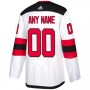 Men's New Jersey Devils adidas White Away Authentic Custom Jersey Men's New Jersey Devils adidas White Away Authentic Custom Jersey