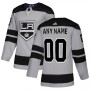 Men's Los Angeles Kings adidas Gray Alternate Authentic Custom Jersey Men's Los Angeles Kings adidas Gray Alternate Authentic Custom Jersey