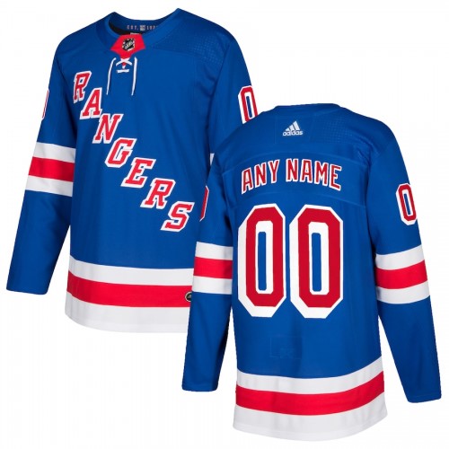 Men's New York Rangers adidas Royal Authentic Custom Jersey Men's New York Rangers adidas Royal Authentic Custom Jersey