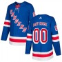 Men's New York Rangers adidas Royal Authentic Custom Jersey Men's New York Rangers adidas Royal Authentic Custom Jersey