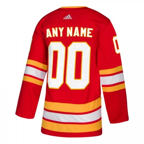 Men's Calgary Flames adidas Red Alternate Authentic Custom Jersey Men's Calgary Flames adidas Red Alternate Authentic Custom Jersey