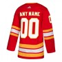 Men's Calgary Flames adidas Red Alternate Authentic Custom Jersey Men's Calgary Flames adidas Red Alternate Authentic Custom Jersey