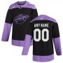 Men's Minnesota Wild adidas Black Hockey Fights Cancer Custom Practice Jersey Men's Minnesota Wild adidas Black Hockey Fights Cancer Custom Practice Jersey