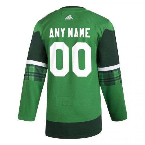 Men's Vegas Golden Knights adidas Green 2020 St. Patrick's Day Custom Jersey Men's Vegas Golden Knights adidas Green 2020 St. Patrick's Day Custom Jersey