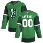 Men's Vegas Golden Knights adidas Green 2020 St. Patrick's Day Custom Jersey Men's Vegas Golden Knights adidas Green 2020 St. Patrick's Day Custom Jersey
