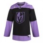Men's Vegas Golden Knights adidas Black Hockey Fights Cancer Custom Practice Jersey Men's Vegas Golden Knights adidas Black Hockey Fights Cancer Custom Practice Jersey